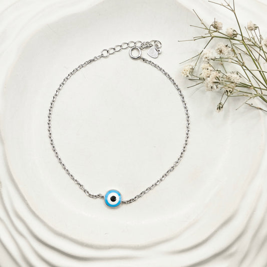 Evil Eye Bracelet 925 Silver