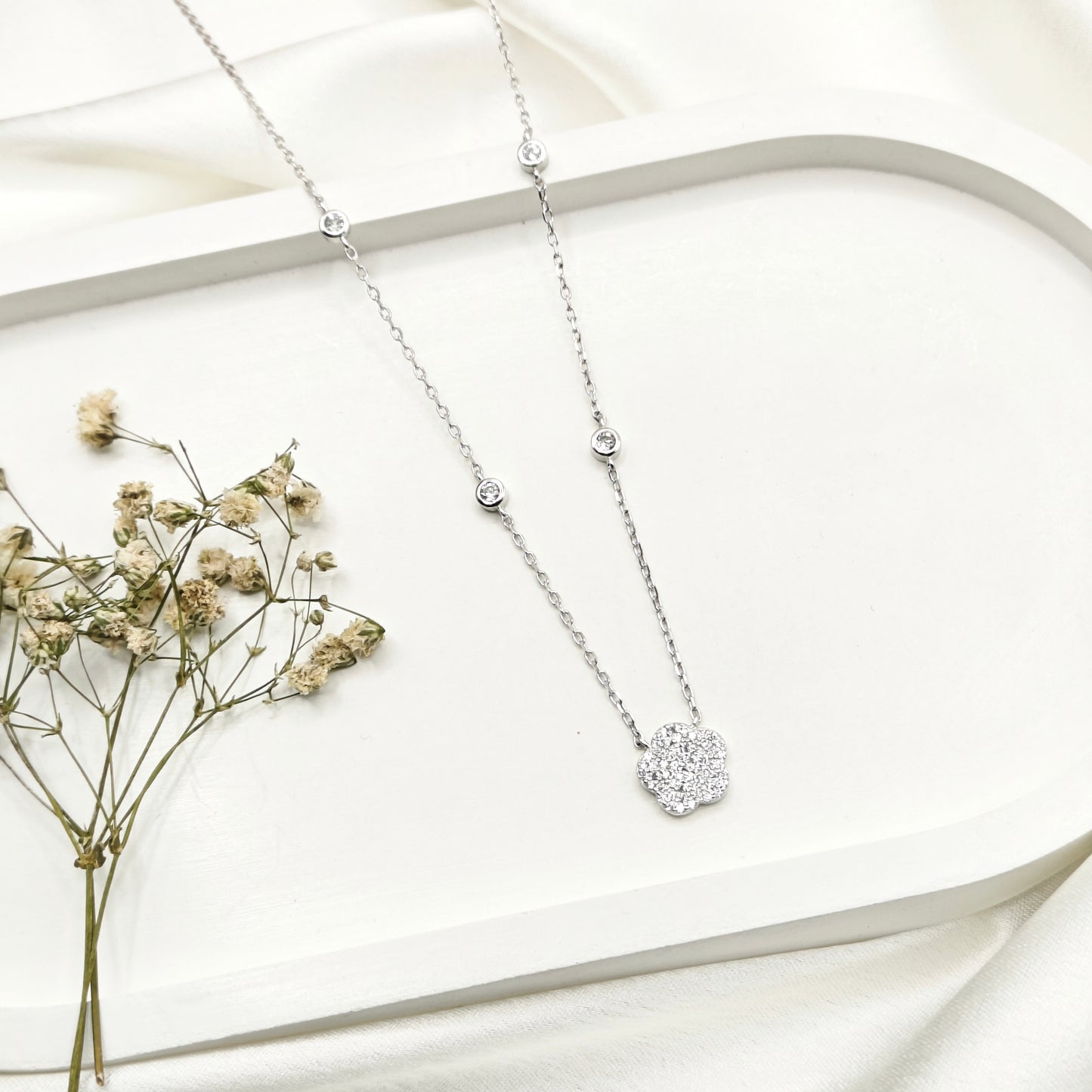 Flora Necklace 925 Silver
