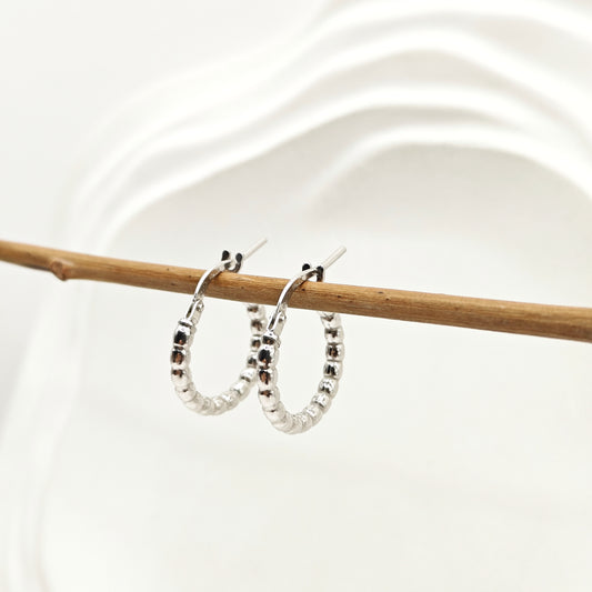 Available Hoop Earrings 925 Silver