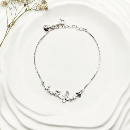 Butterfly Bracelet 925 Silver