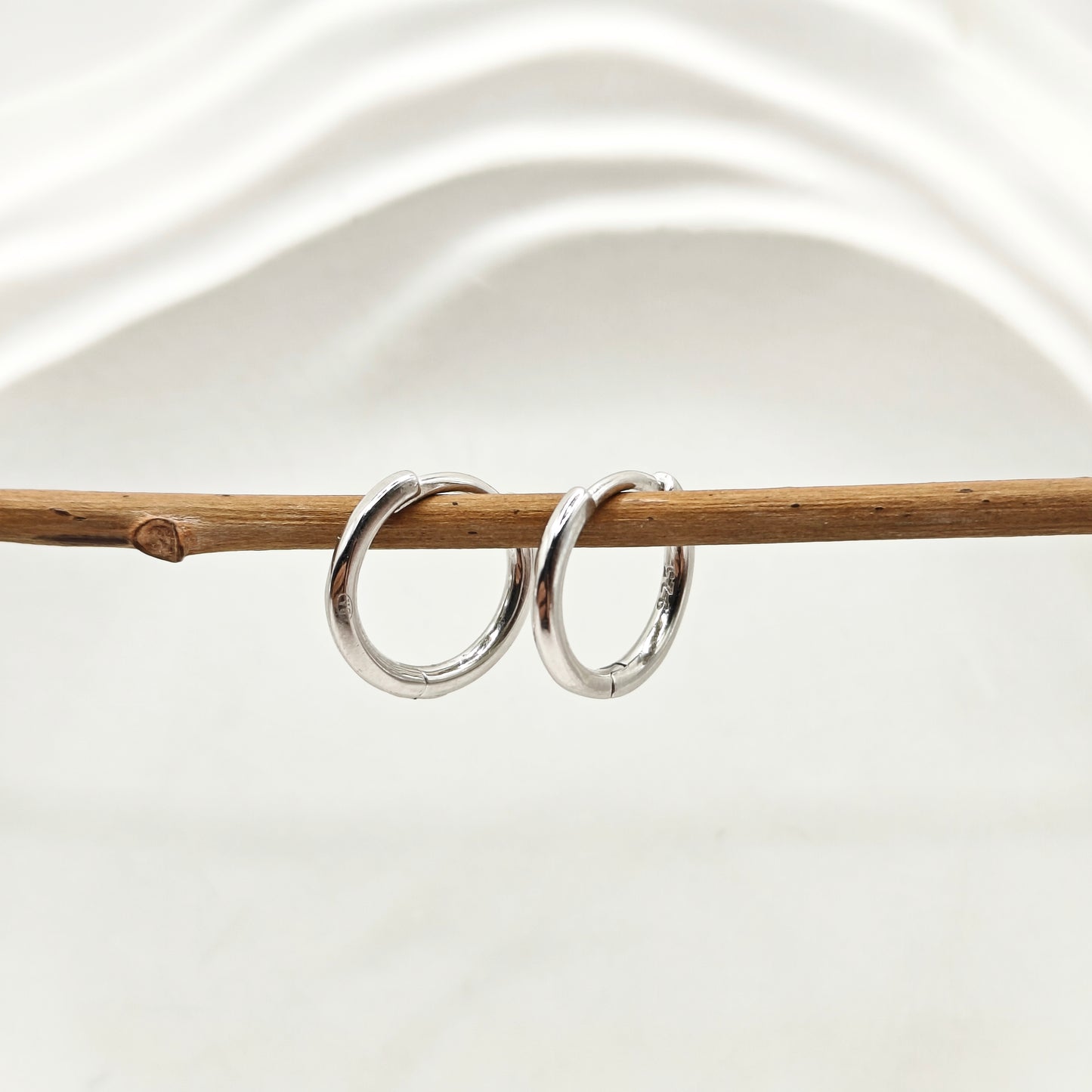 Classic Huggie Earrings 925 Silver