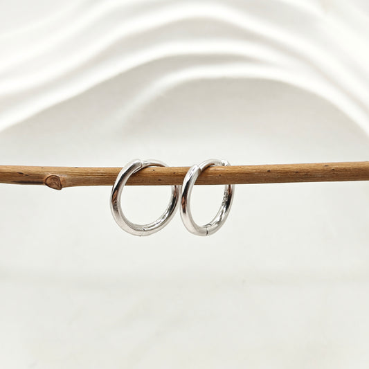 Classic Huggie Earrings 925 Silver