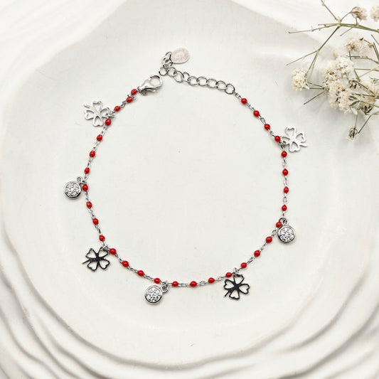 Fortune Charm Bracelet 925 Silver