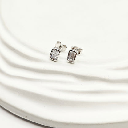 Bezel Jewellery Set 925 Silver