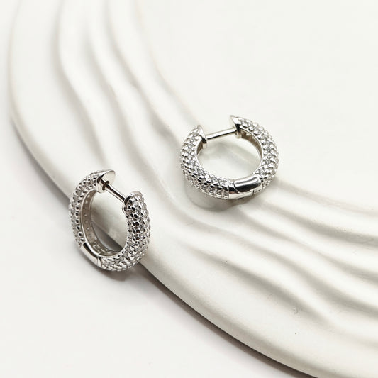 Classic Hoop Earrings 925 Silver