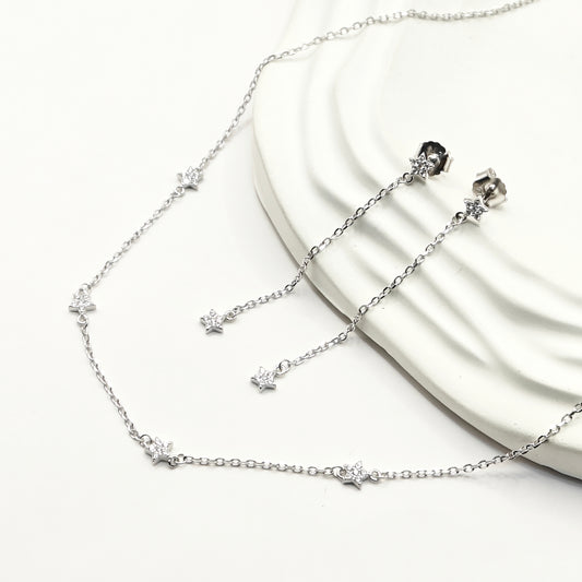 Starlight Jewellery Set 925 Silver