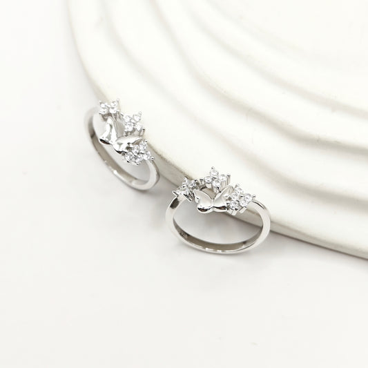 Butterfly Toering 925 Silver