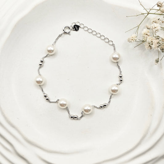 Pearl Bracelet 925 Silver