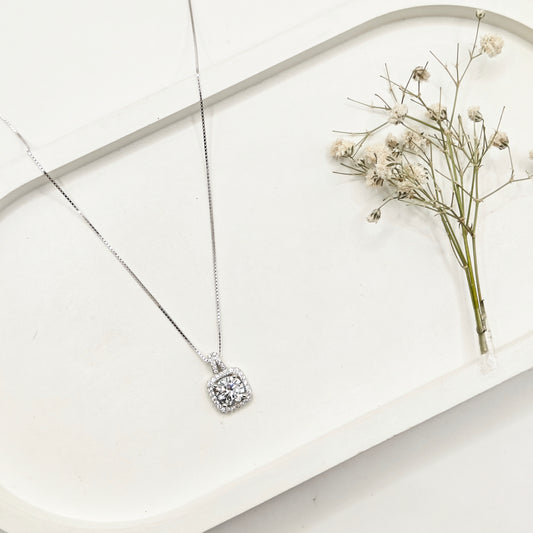 Solitaire Necklace 925 Silver