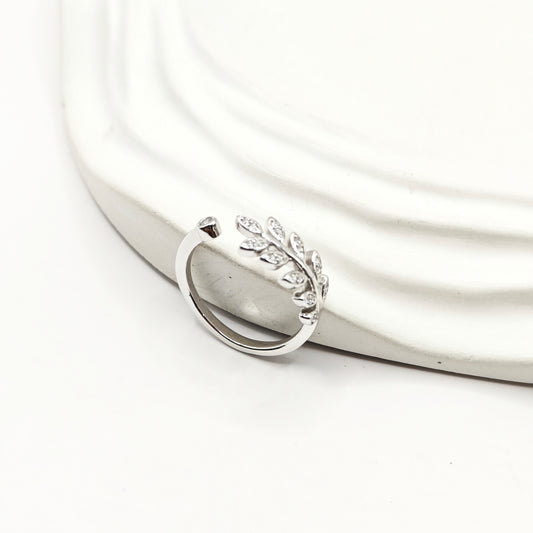 Leaf Toering 925 Silver
