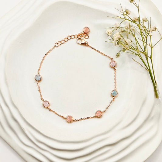 Willis Rosegold Plated Bracelet 925 Silver