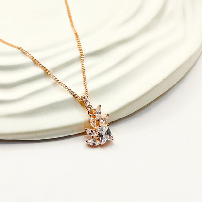 Georgia Jewellery Set Rosegold Plated 925 Silver
