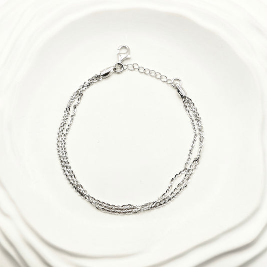 Cristina Layered Bracelet 925 Silver