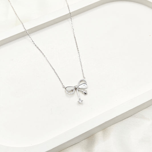 Bow Necklace 935 Silver