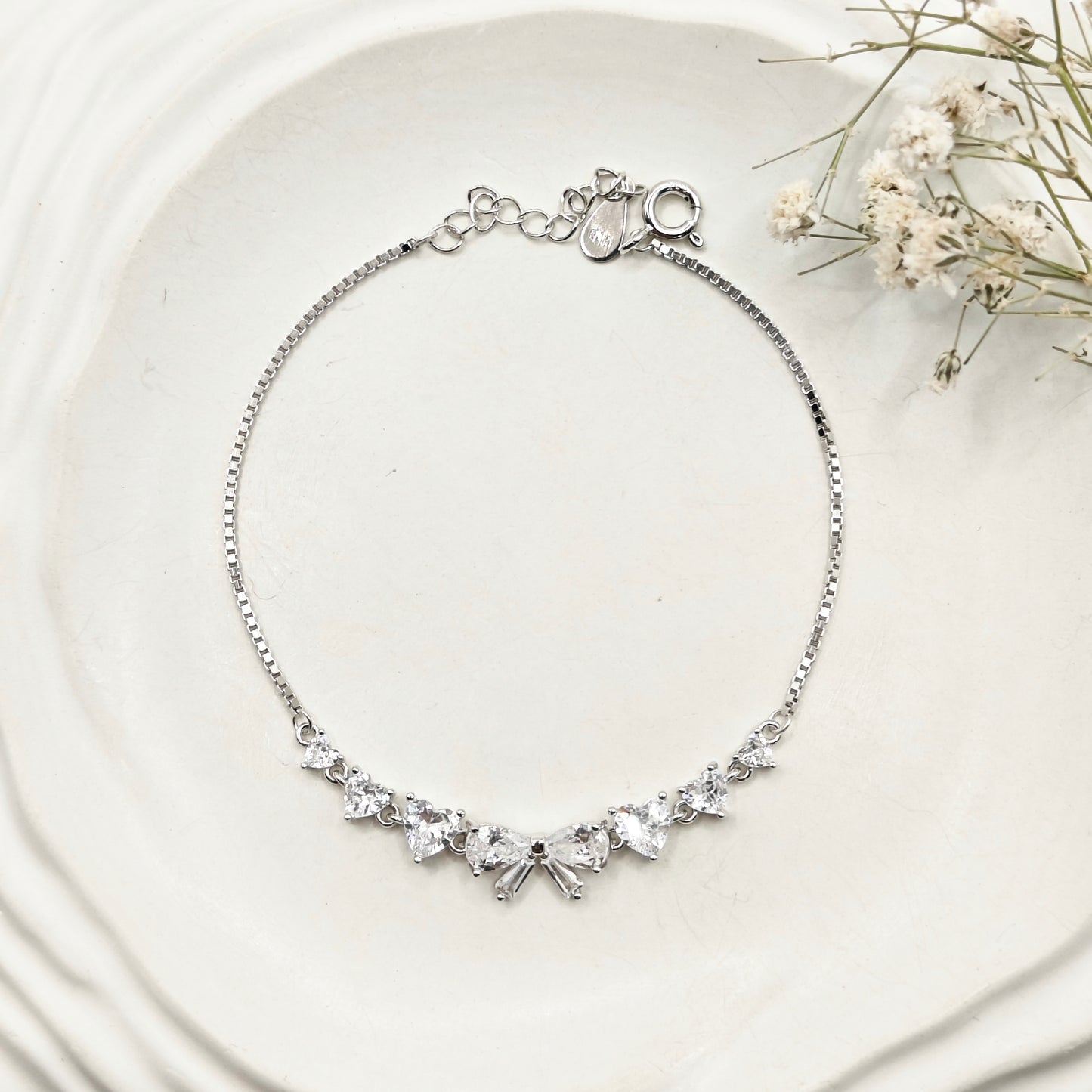 Bow Bracelet 925 Silver