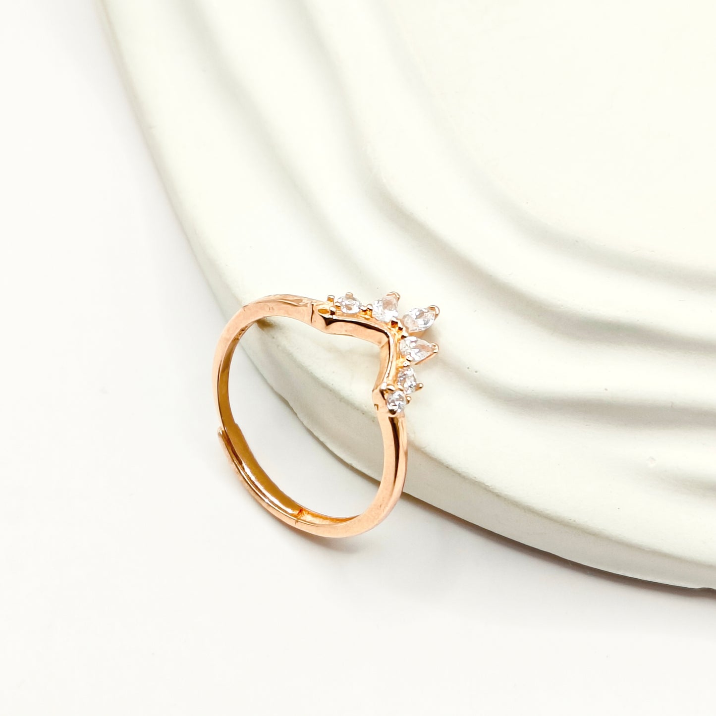 Vienna Ring Rosegold Plated 925 Silver