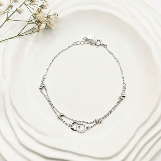 Intertwined Bracelet 925 Silver