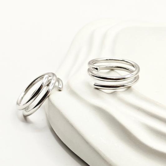 Swirl Toering 925 Silver
