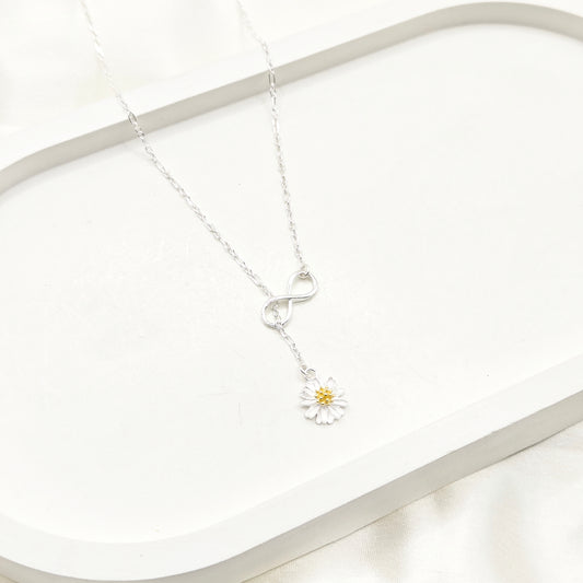 Sunflower Necklace 925 Silver