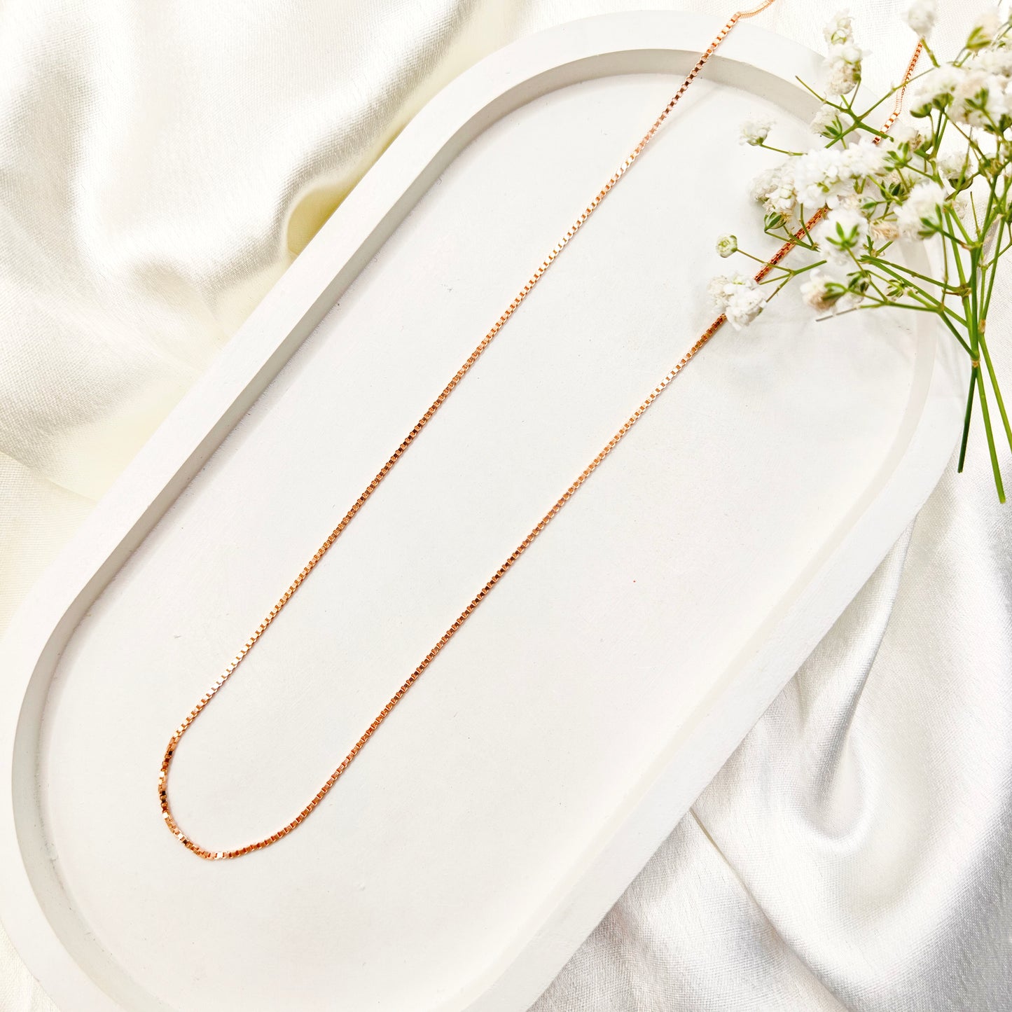 Anya Chain Rosegold Plated 925 Silver