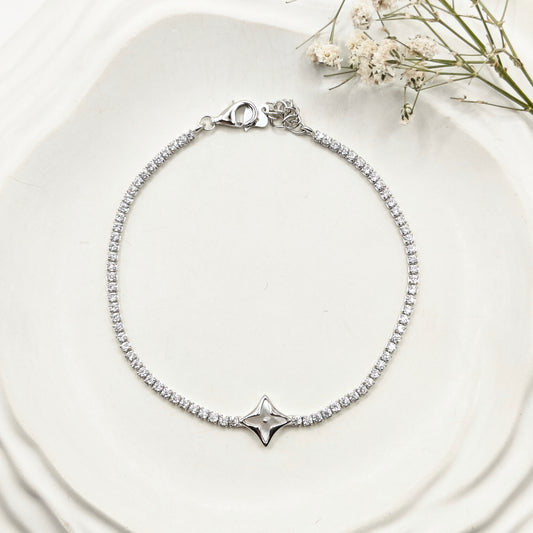 Starlight Tennis Bracelet 925 Silver