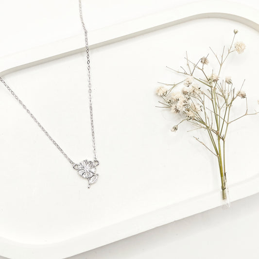 Flower Necklace 925 Silver