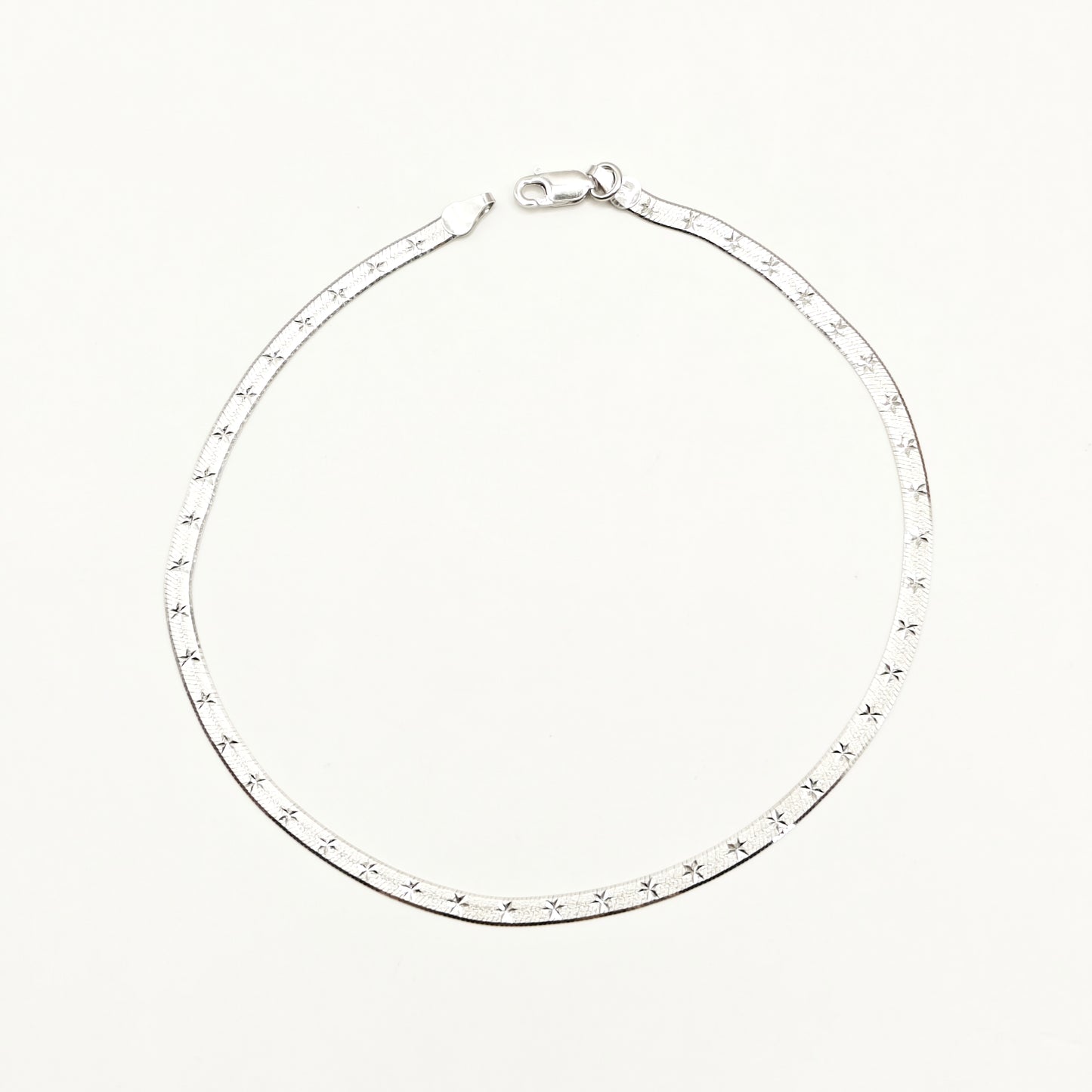 Snake Chain Anklet 925 Silver