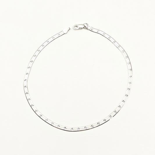 Snake Chain Anklet 925 Silver