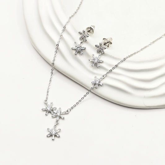 Dandellion Jewellery Set 925 Silver