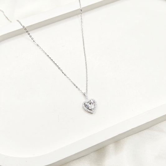 Heart Necklace 925 Silver