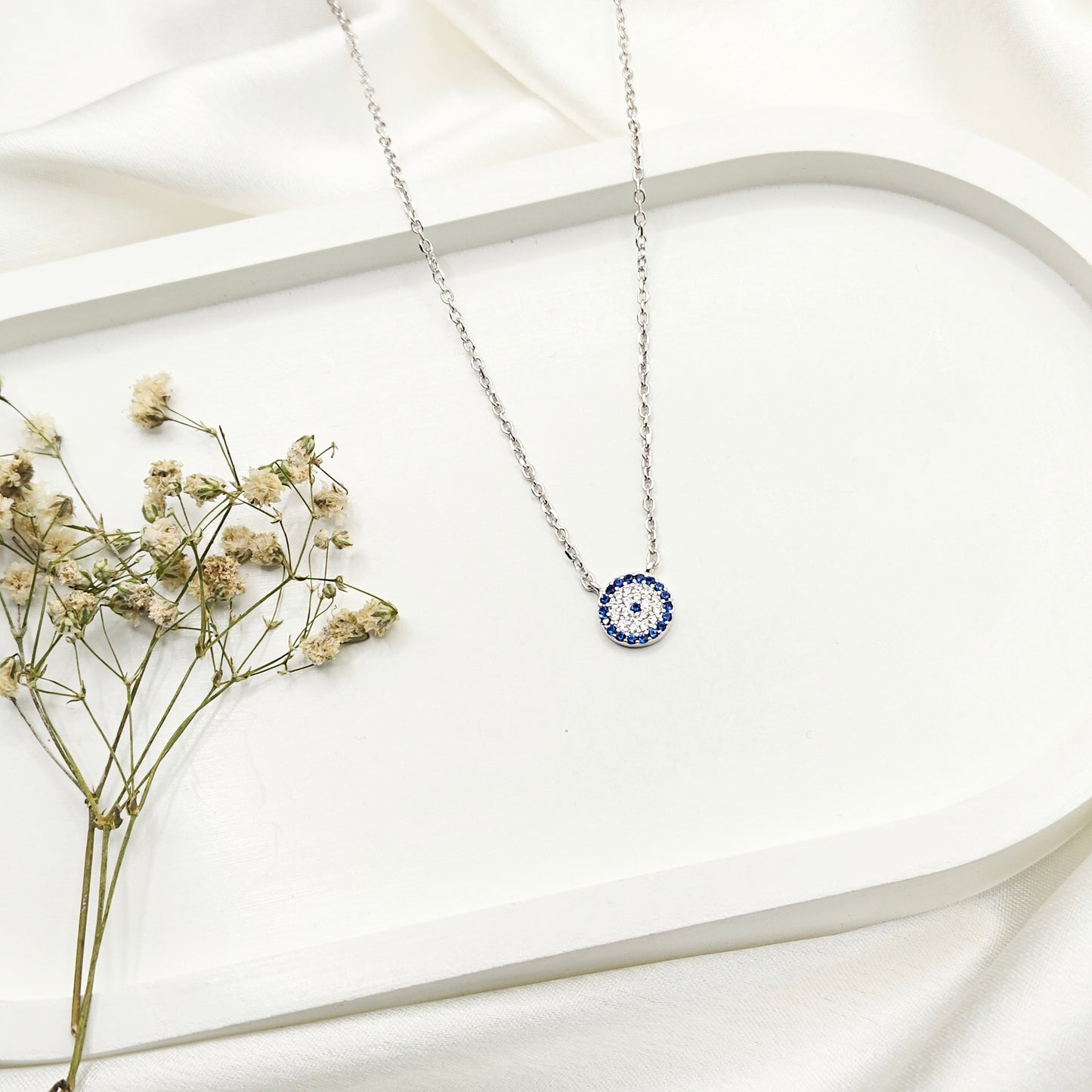 Evil Eye Necklace 925 Silver