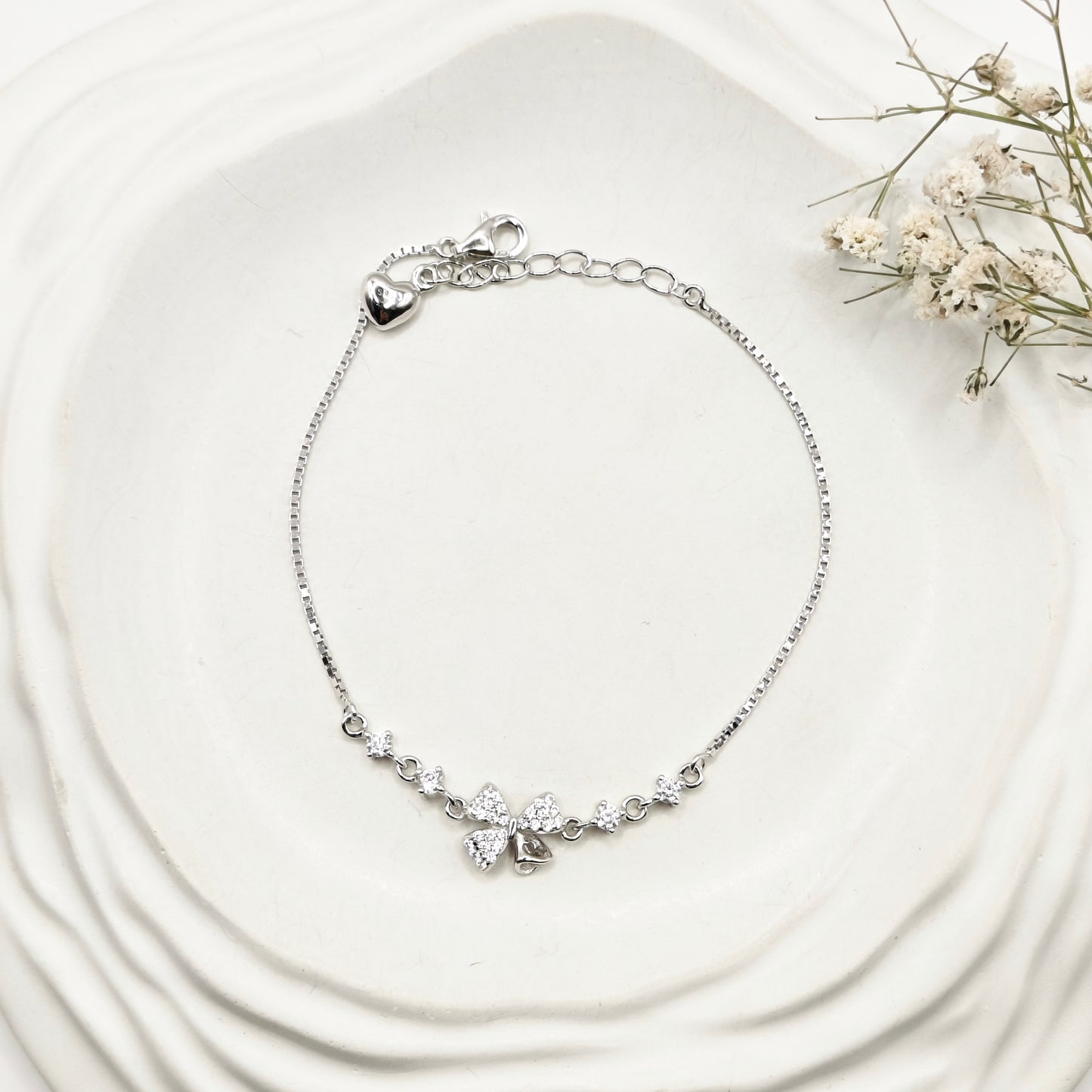 Bow Bracelet 925 Silver
