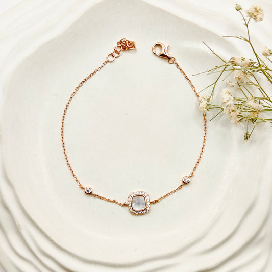 Iris Rosegold Plated Bracelet 925 Silver
