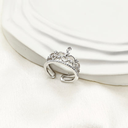 Zoe Crown Ring 925 Silver