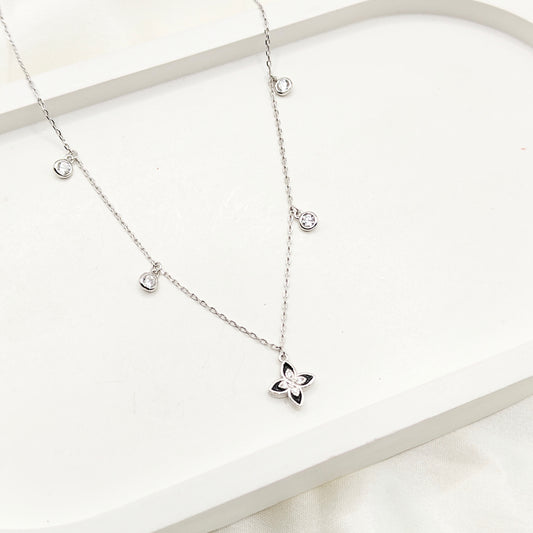 Zoe Charm Necklace 925 Silver