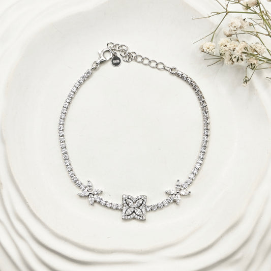 Gia Tennis Bracelet 925 Silver