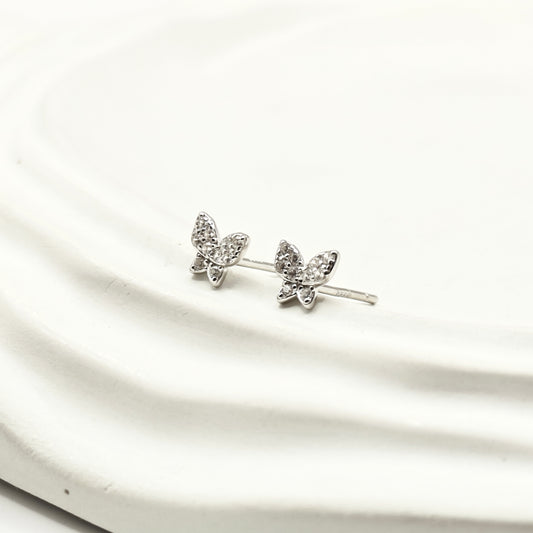Mini Butterfly Earrings 925 Silver