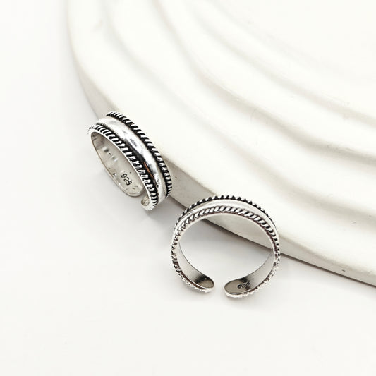 Oxide Toering 925 Silver