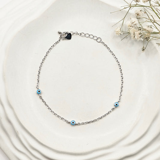 Evil Eye Bracelet 925 Silver