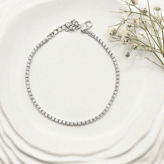 Classic Tennis Bracelet 925 Silver