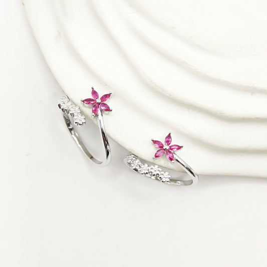 Peony Toering 925 Silver
